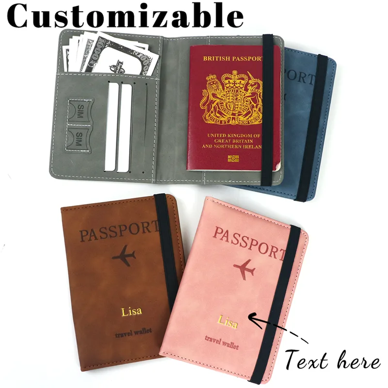 Customized Name PU Leather Car - Passport Wallet Rfid recension och pris