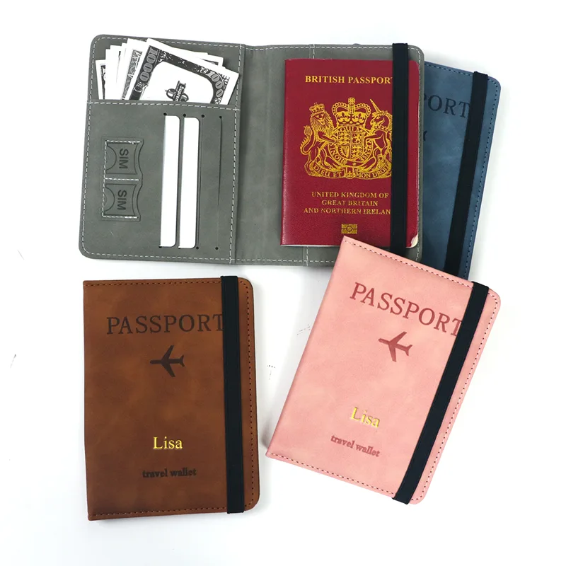 Customized Name PU Leather Car - Passport Wallet Rfid recension och pris