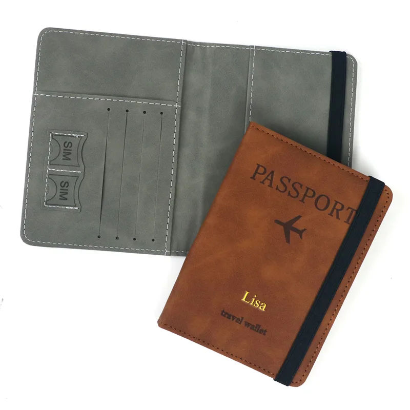 Customized Name PU Leather Car - Passport Wallet Rfid recension och pris