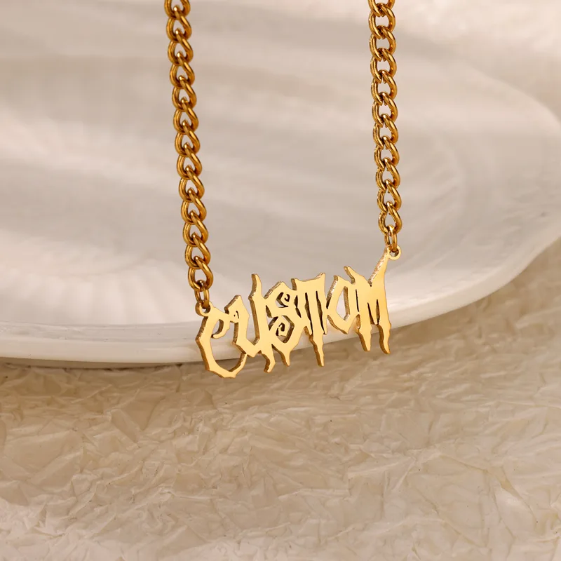 Custom Name Necklaces For Wome - Men Accessories Neck Chain recension och pris
