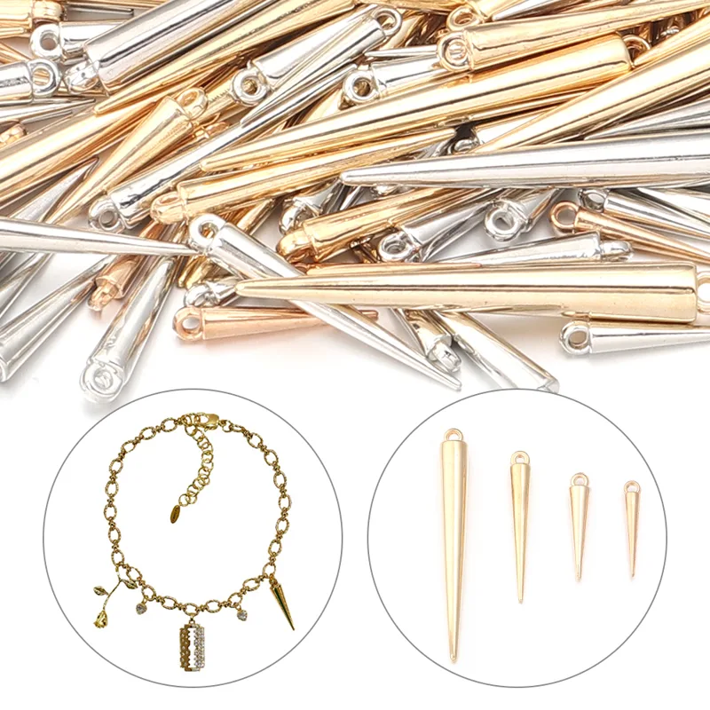 50-200pcs Cone Charms Pendants - Men Accessories Earrings recension och pris