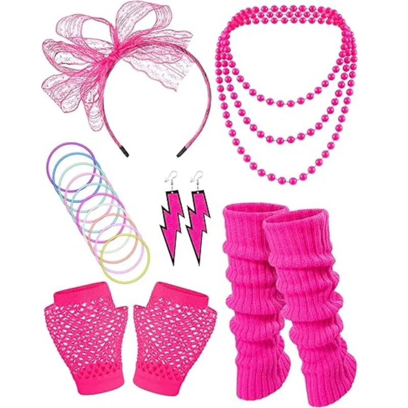 80s Costume Accessories Hologr - Men Accessories Earrings recension och pris