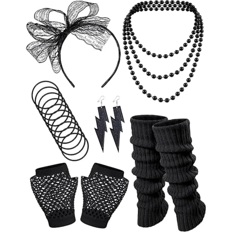 80s Costume Accessories Hologr - Men Accessories Earrings recension och pris
