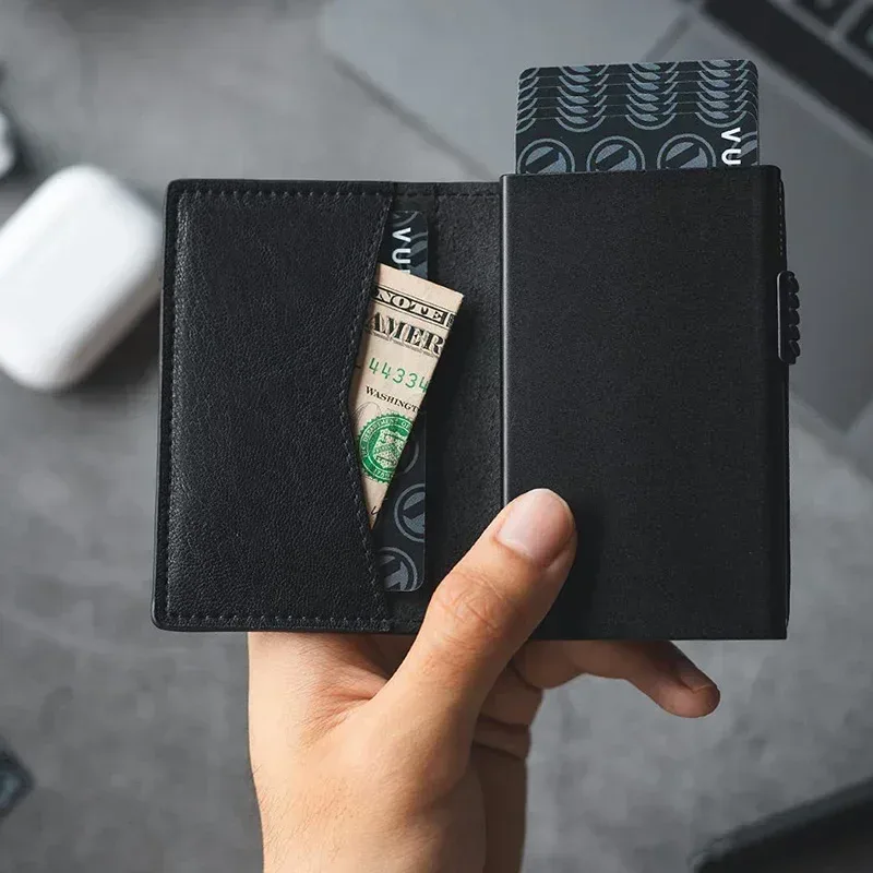 Mens Minimalist Wallet Luxury  - Coin Holder Men recension och pris
