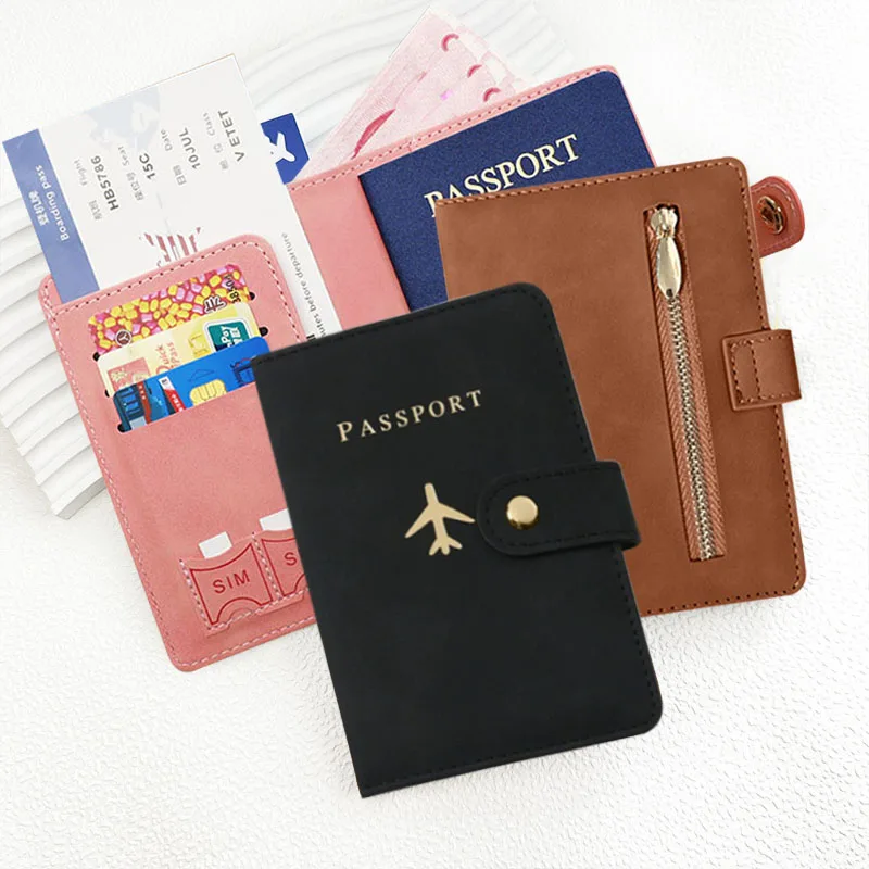 Leather Passport Holder Covers - Coin Holder Men recension och pris