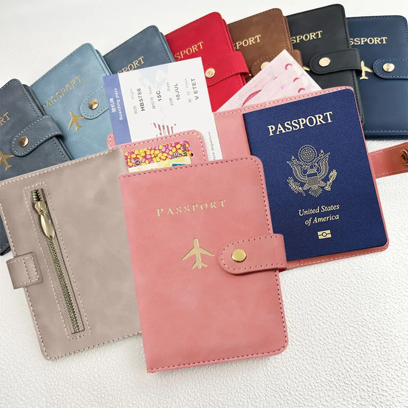 Leather Passport Holder Covers - Coin Holder Men recension och pris