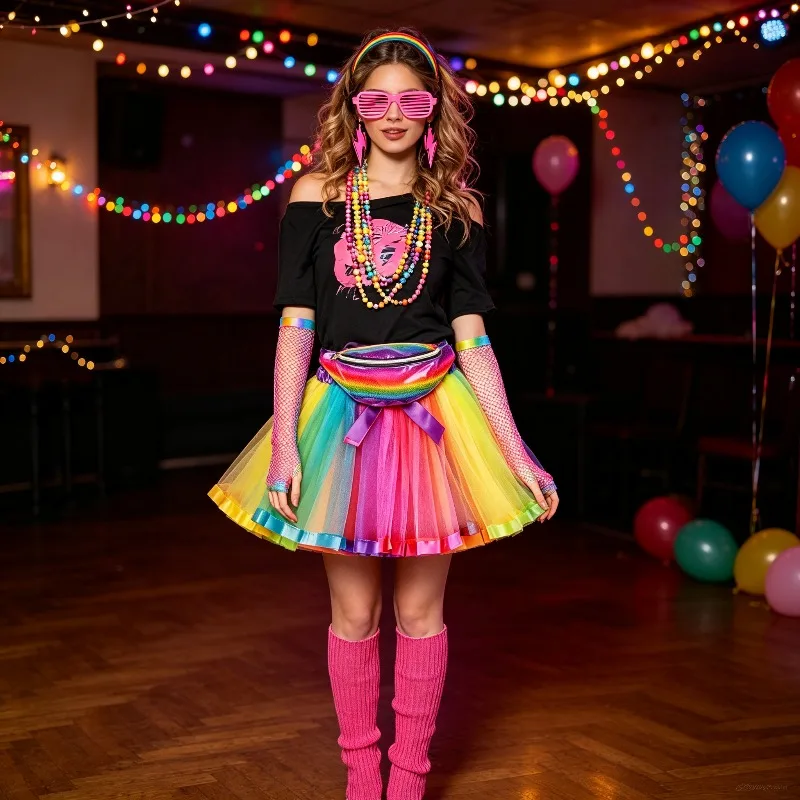 80s Themed Party Accessory Set - Men'S Accessories In The 80S recension och pris