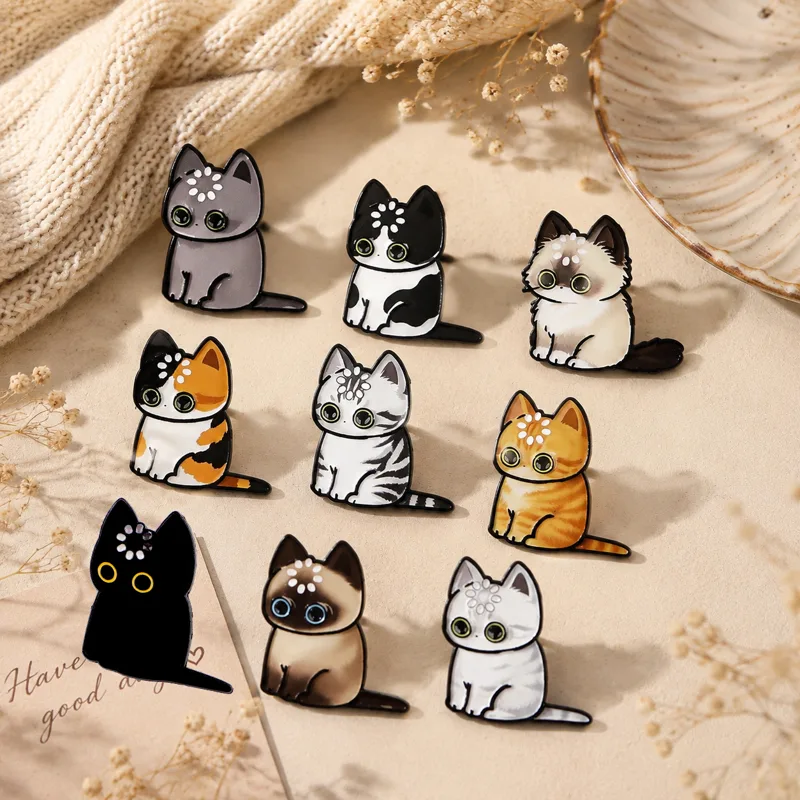 9pcs/set Cartoon Cats Men Lape - Men'S Accessories Watches recension och pris