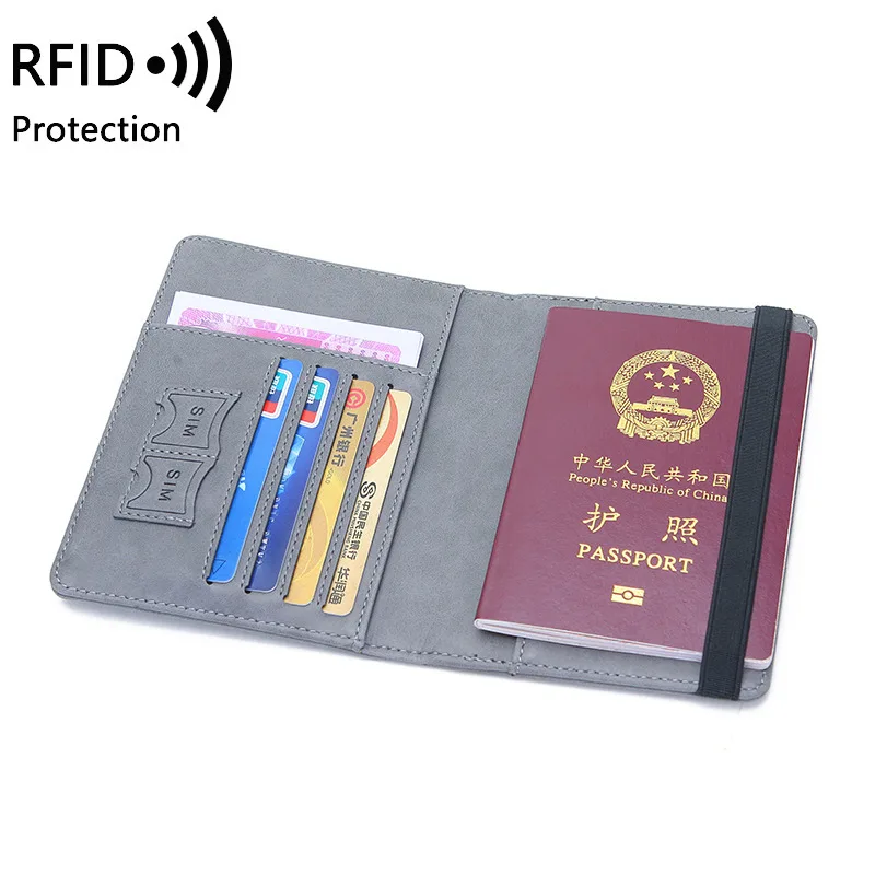 Unisex PU Leather Passport Hol - Passport Wallet Rfid recension och pris
