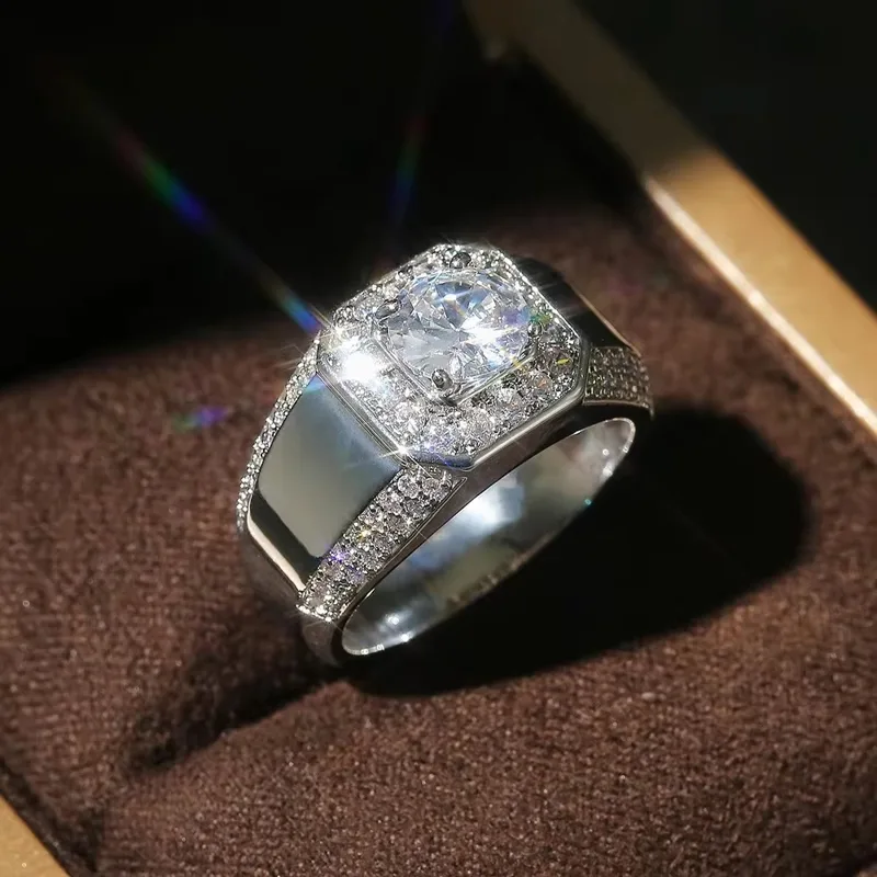 Huitan Gorgeous Men Wedding Ri - Men'S Accessories Jewelry Brands recension och pris