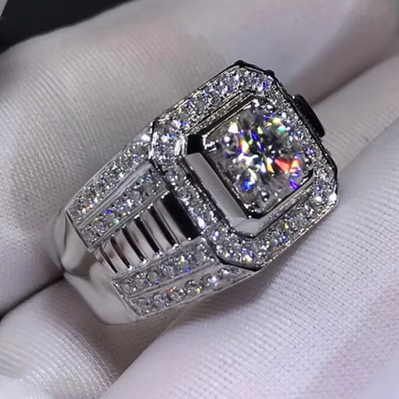 Huitan Gorgeous Men Wedding Ri - Men'S Accessories Jewelry Brands recension och pris