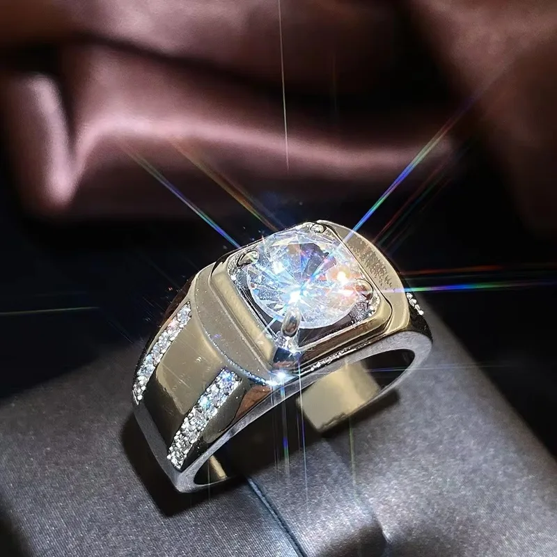 Huitan Gorgeous Men Wedding Ri - Men'S Accessories Jewelry Brands recension och pris