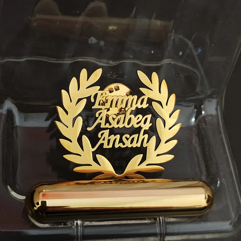 Customized Men Women Name Lett - Men Accessories Brooch recension och pris