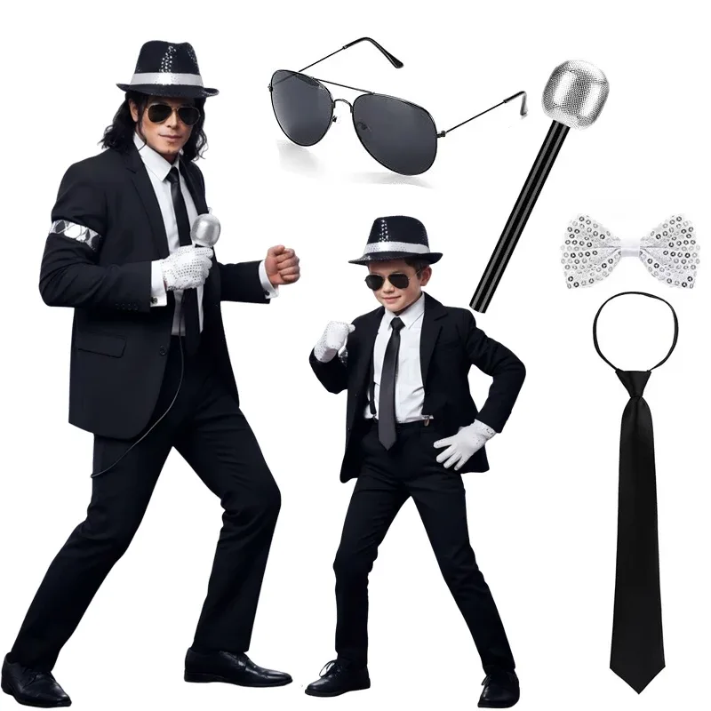 Boys Men 80s Disco Costume Mic - Men'S Accessories In The 80S recension och pris