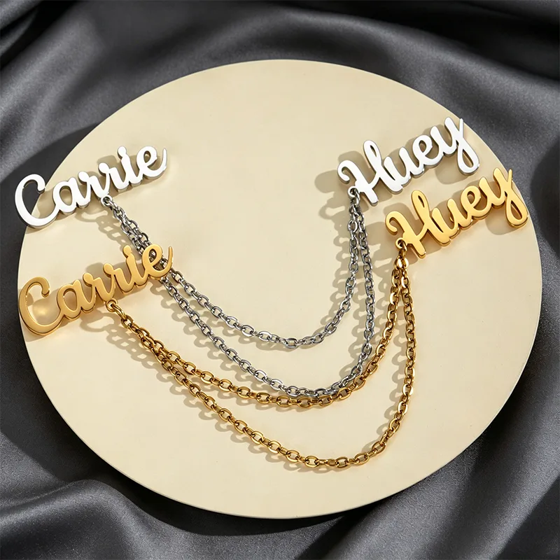 Fashion 2 Names DIY Customized - Men Accessories Brooch recension och pris