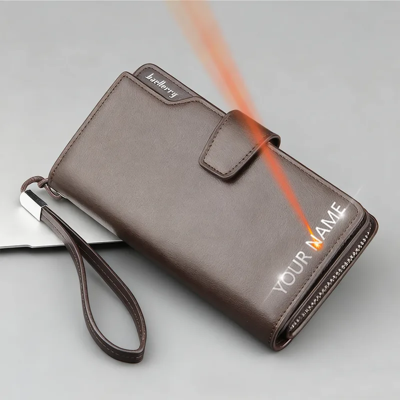 New Big Capacity Men Wallets C - Coin Holder Men recension och pris