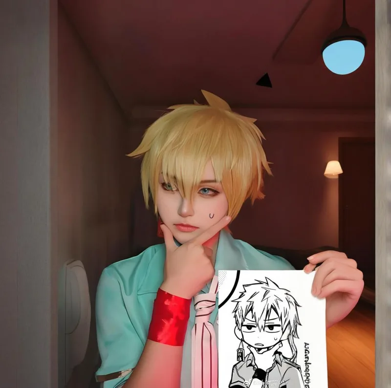 Anime Cosplay Toilet-bound Han - Men Accessories Korea recension och pris