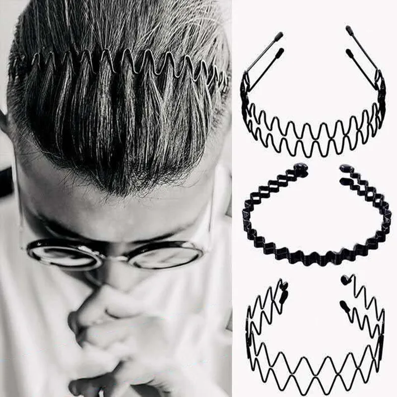 Unisex Metal Wavy Spring Hair  - Men Accessories Earrings recension och pris