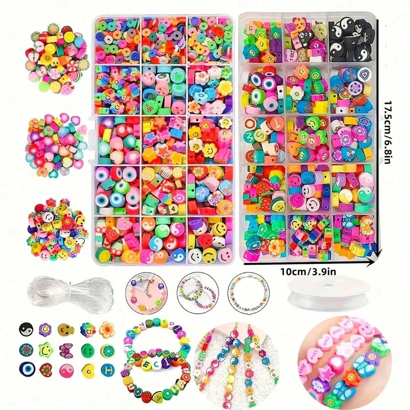 1450/1200/250pcs Polymer Clay  - Men Accessories Earrings recension och pris
