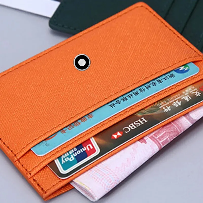 Minimalist Women Men Leather S - Coin Holder Men recension och pris