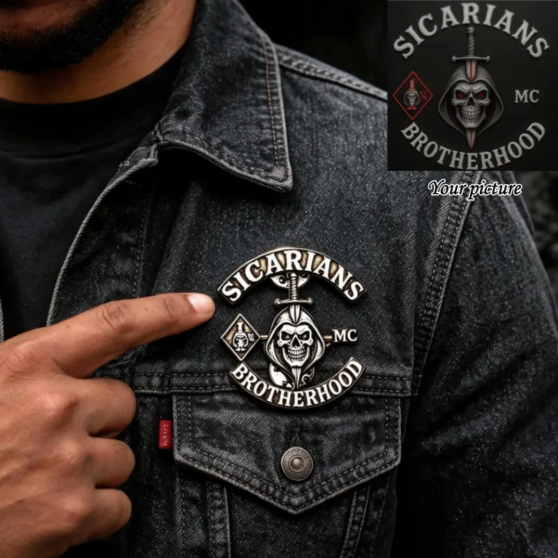 Personalized Custom MC Picture - Men Accessories Brooch recension och pris