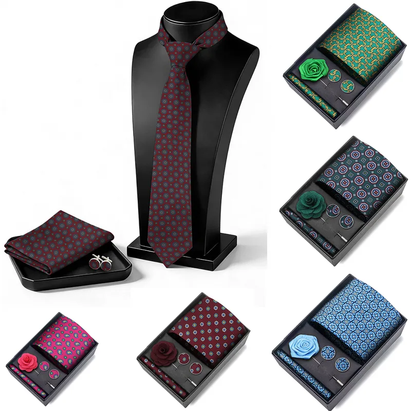 Tie Set For Men Necktie With B - Cufflink Box Set recension och pris
