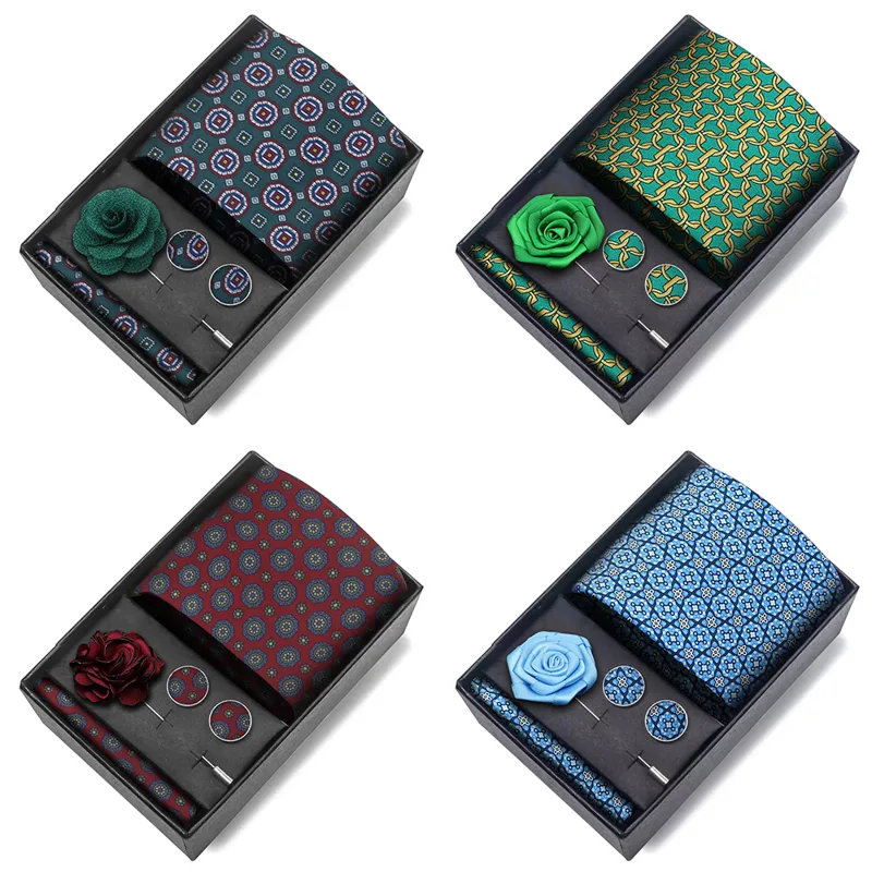 Tie Set For Men Necktie With B - Cufflink Box Set recension och pris