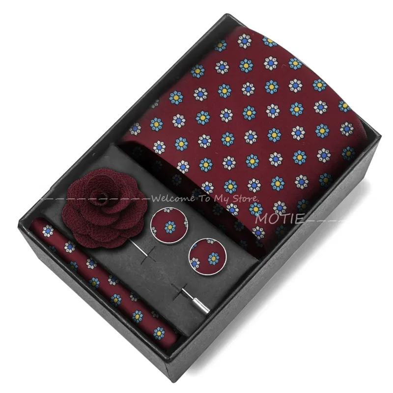 Tie Set For Men Necktie With B - Cufflink Box Set recension och pris