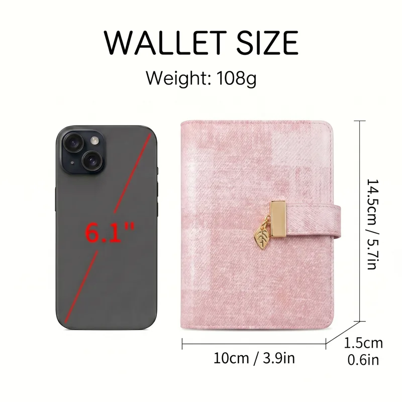 Pomelo Best Pink Plaid RFID Bl - Passport Wallet Rfid recension och pris