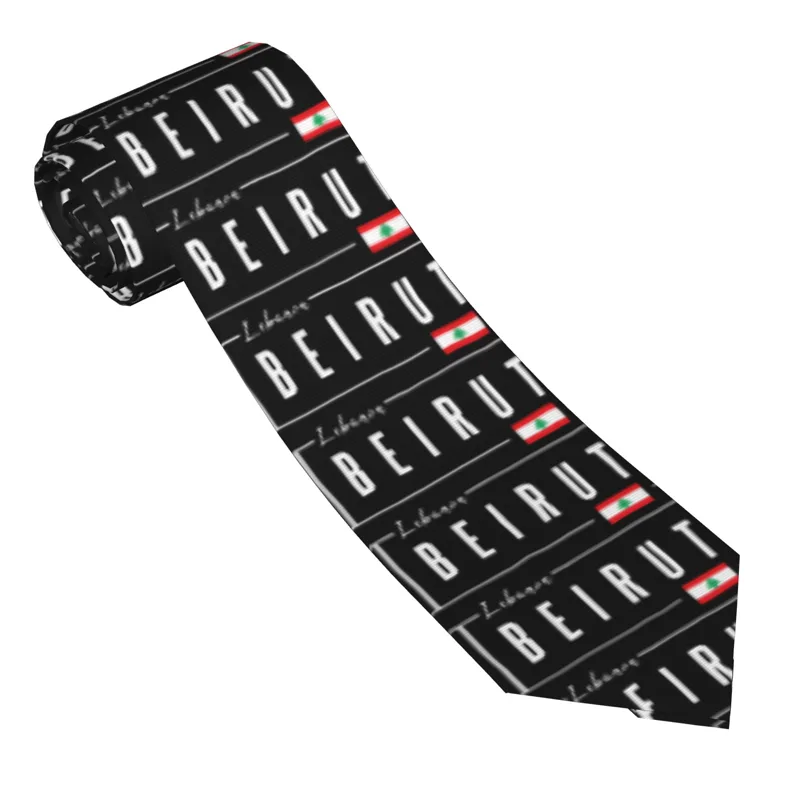 Beirut Lebanon Flag Tie  Cospl - Men Accessories Lebanon recension och pris