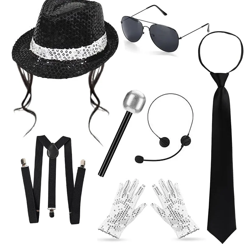 Michael Jackson Cosplay Access - Men'S Accessories In The 80S recension och pris