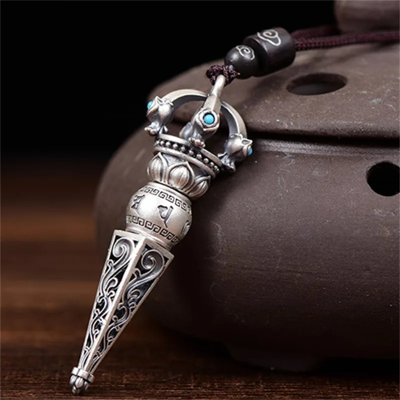 Six-character Truth Vajra Pest - Men Accessories Neck Chain recension och pris