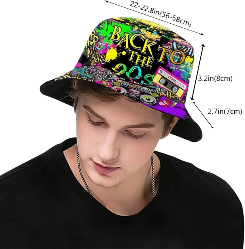 Fashion Retro 80S 90S Bucket F - Men'S Accessories In The 80S recension och pris