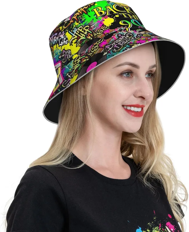 Fashion Retro 80S 90S Bucket F - Men'S Accessories In The 80S recension och pris