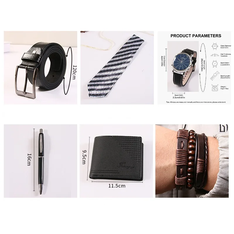 New Men Gift Set with Box Watc - Cufflink Box Set recension och pris