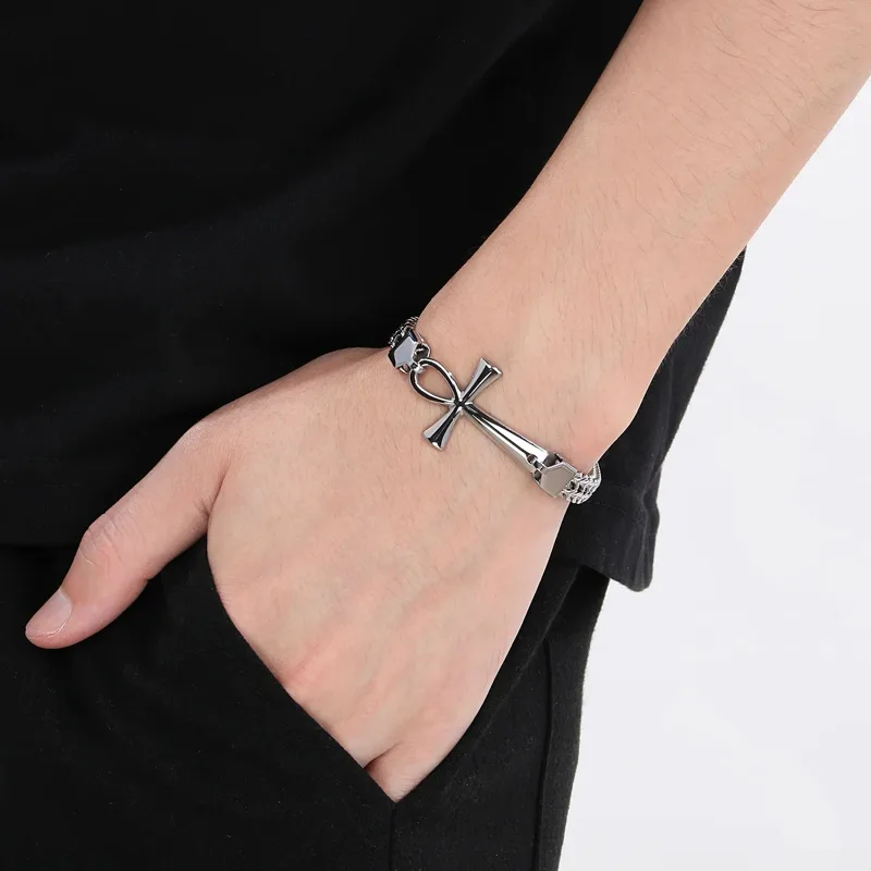 HaoYi Stainless Steel Egypt Cr - Men'S Accessories Jewelry Egypt recension och pris