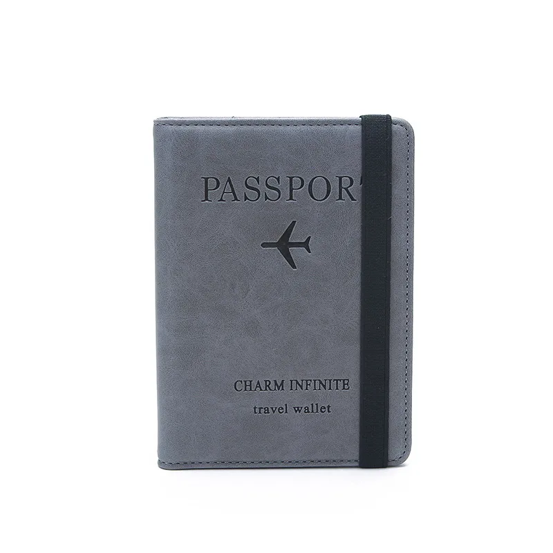 New Style Elastic Band Leather - Passport Wallet Rfid recension och pris
