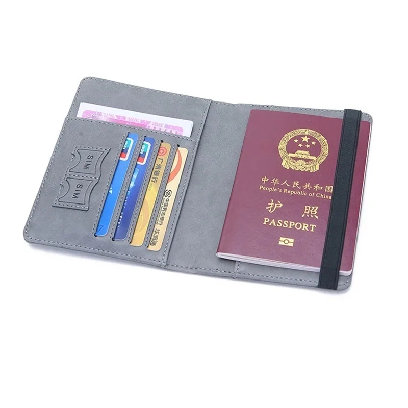 New Style Elastic Band Leather - Passport Wallet Rfid recension och pris