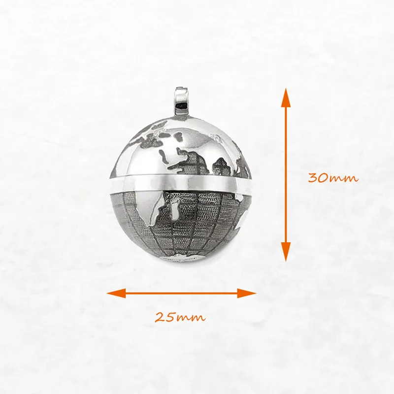 Pendant Gray Globe,Brand New F - Men'S Accessories Jewelry Brands recension och pris