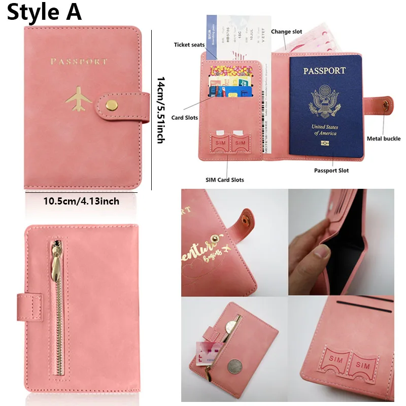 Leather Passport Holder Covers - Passport Wallet Rfid recension och pris
