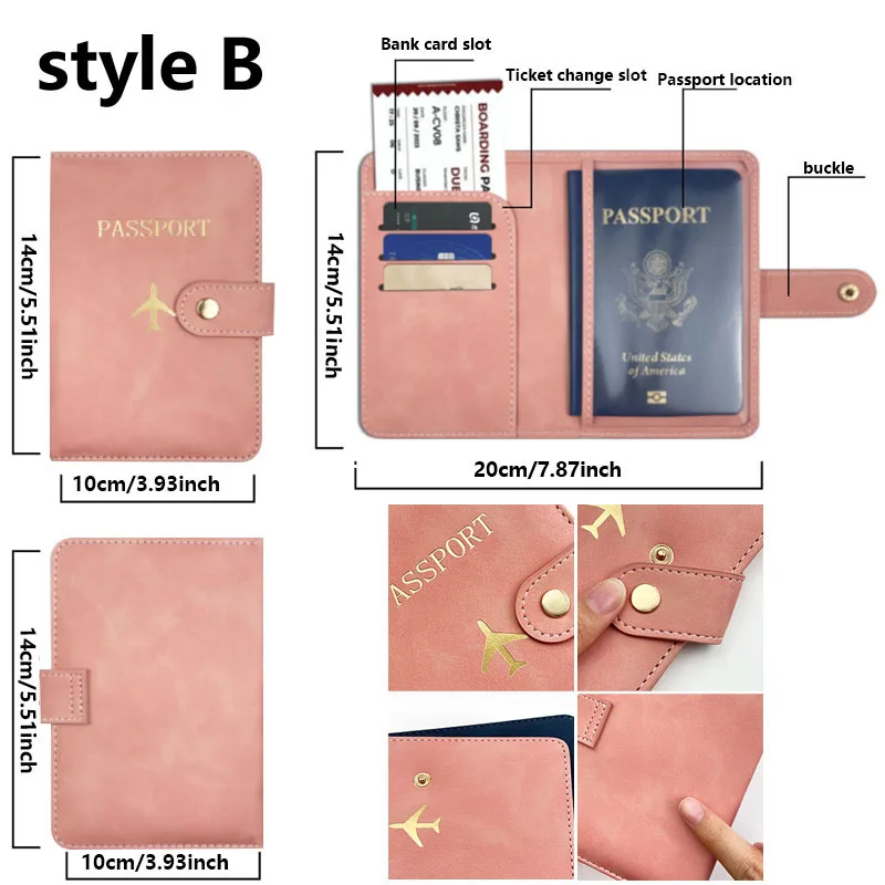 Leather Passport Holder Covers - Passport Wallet Rfid recension och pris