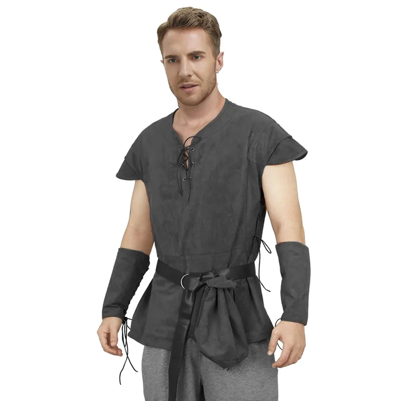 Men's Medieval Lace Up Tunic S - Men'S Viking Accessories recension och pris