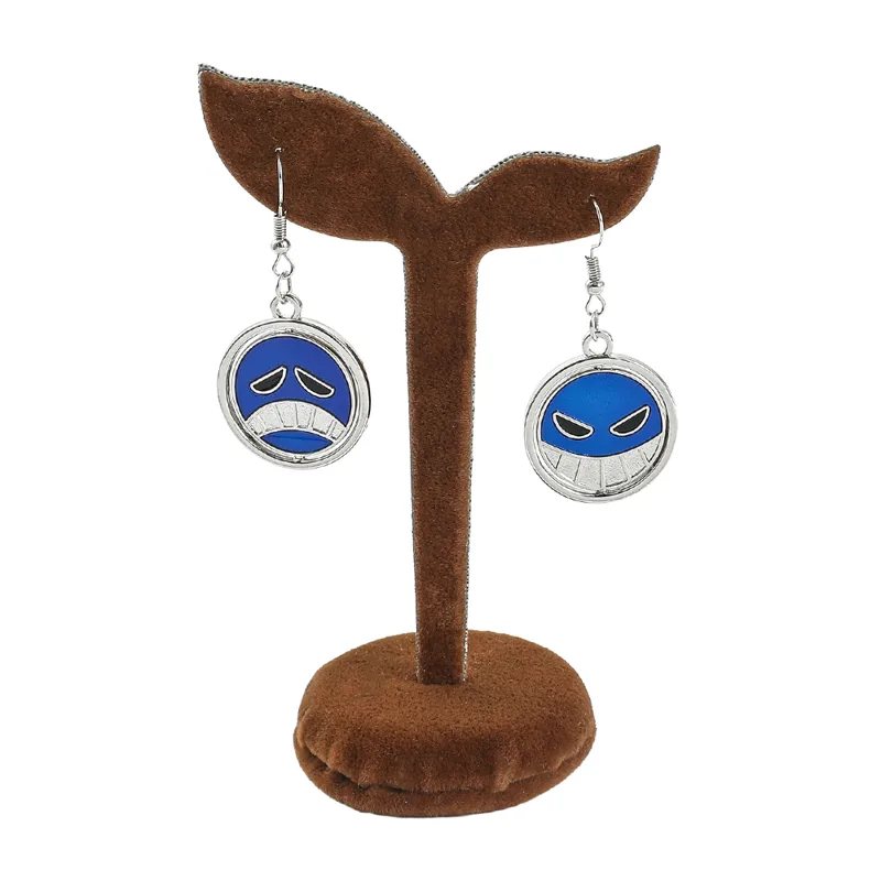 Creative Rotatable Smiling Fac - Men Accessories Earrings recension och pris
