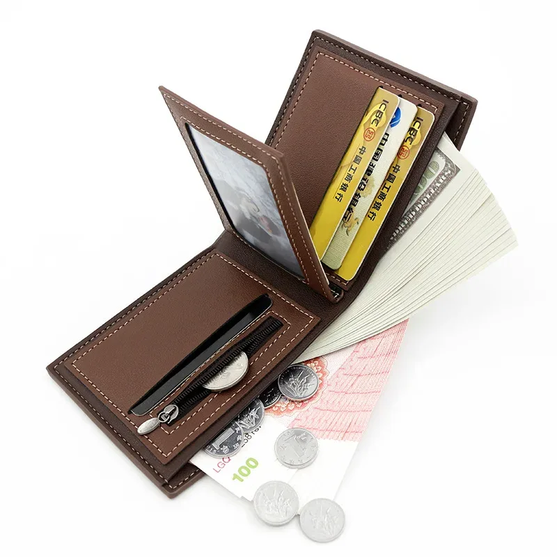 Slim Card Holder Male Purses C - Coin Holder Men recension och pris