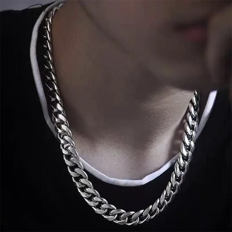 925 sterling silver plated Fla - Men Accessories Neck Chain recension och pris