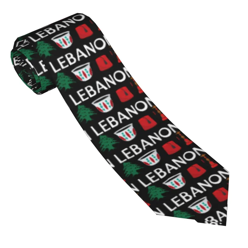 Mens Tie Lebanon Flag  Neck Ti - Men Accessories Lebanon recension och pris