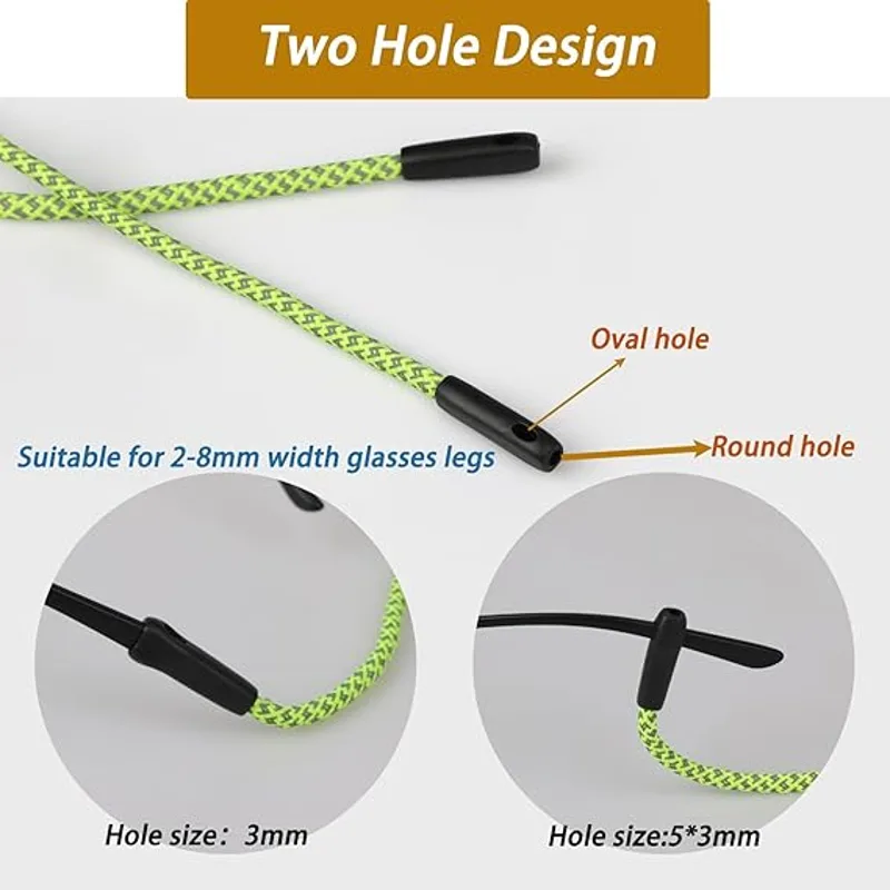 2 PCS Glasses Strap, Reflectiv - Men Accessories Neck Chain recension och pris