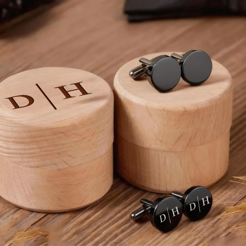 Personalized Wedding Cufflinks - Cufflink Box Set recension och pris