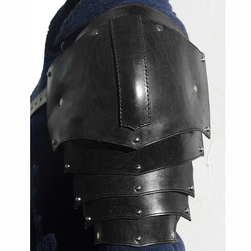 Medieval Leather Shoulder Armo - Men'S Viking Accessories recension och pris