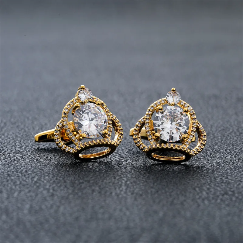 Men's Cufflinks Crown Zircon R - Men'S Accessories High End recension och pris